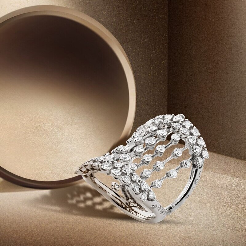 Кольцо Casato Maureen из белого золота с бриллиантами