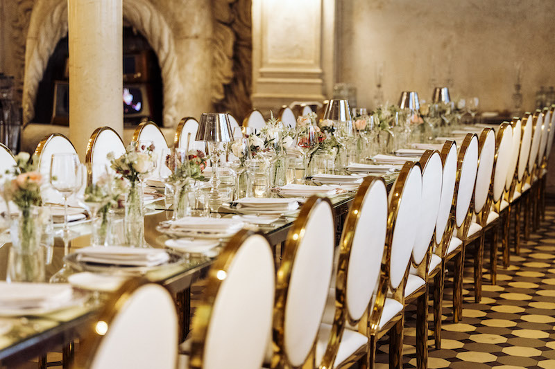 Атмосфера ужина в ресторане Cristal Room Baccarat