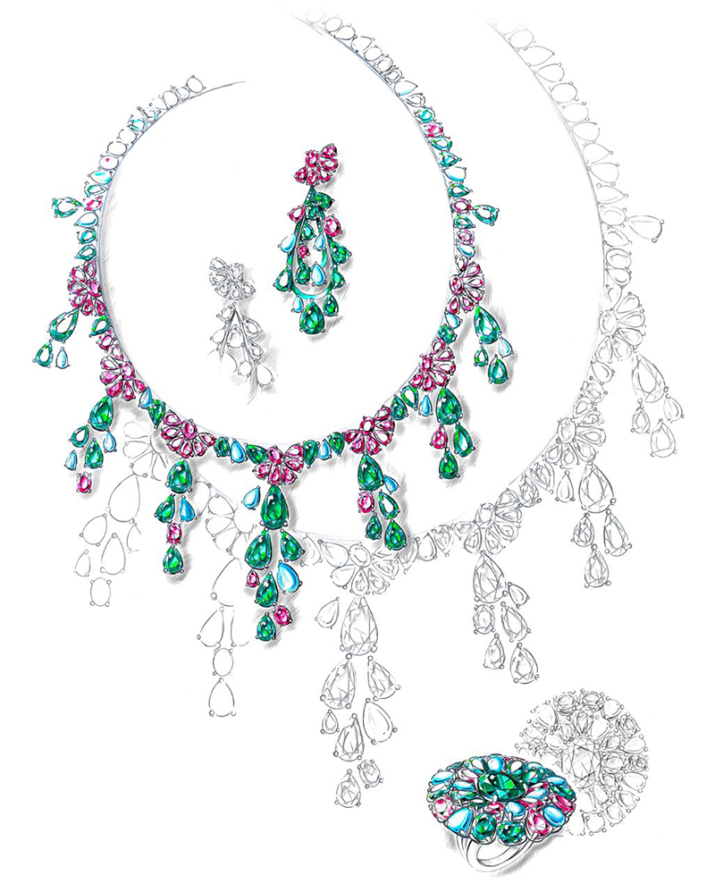 Парюра Chopard Insofu x Julia Roberts