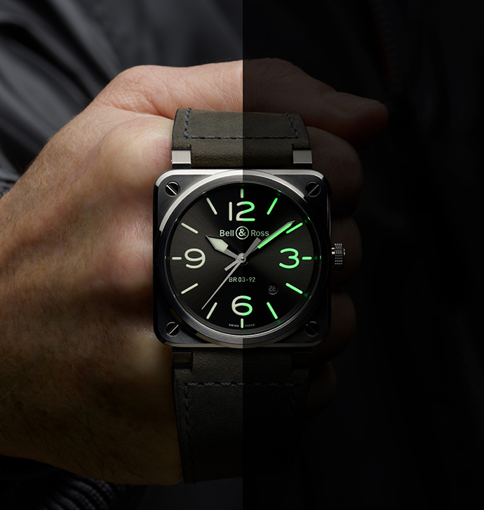 Baselworld 2020 Bell Ross BR 03 92 Grey Lum Super LumiNova Mercury