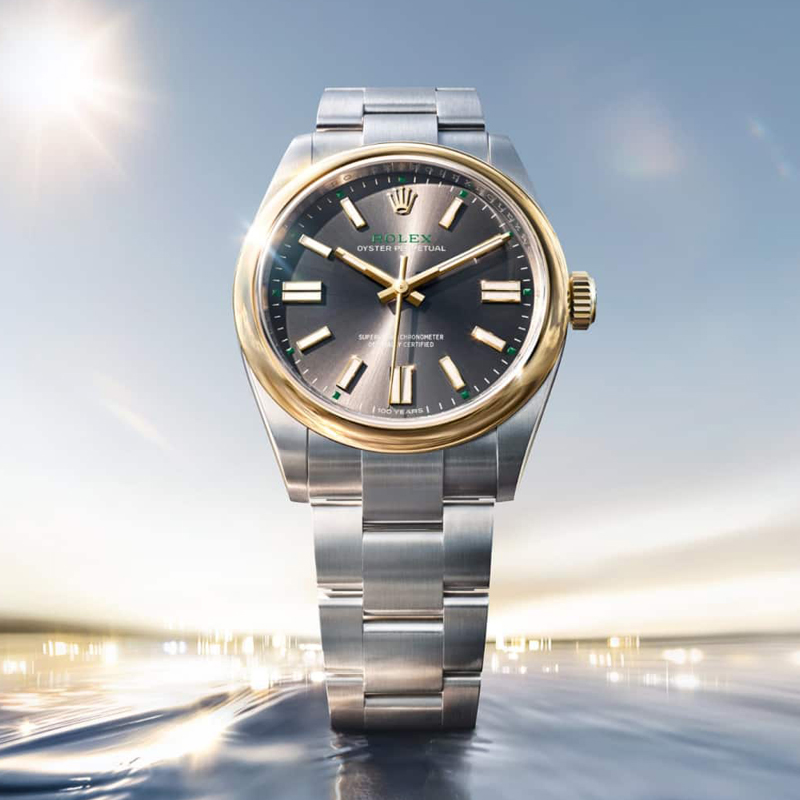 Часы Rolex O‍y‍s‍t‍e‍r‍ ‍P‍e‍r‍p‍e‍t‍u‍a‍l‍ в корпусе из стали и желтого золота Rolesor 
