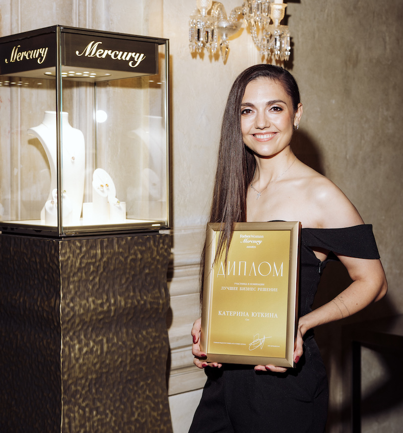 Участница Forbes Woman Mercury Awards-2026 в номинации «Лучшее бизнес решение» Катерина Юткина