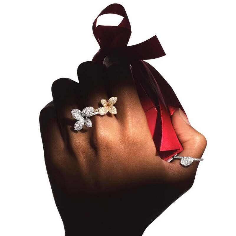 Кольца Pasquale Bruni Petit Garden из белого и розового золота с бриллиантами Кольца Pasquale Bruni Petit Garden из белого и розового золота с бриллиантами