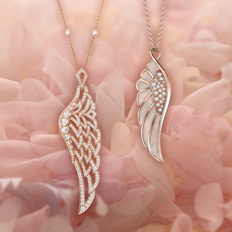 Кулон Wings 10th Anniversary и кулон Wings Reflection, все Garrard