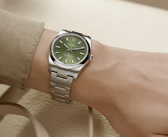 Часы Rolex Oyster Perpetual 34 в корпусе из стали Oystersteel