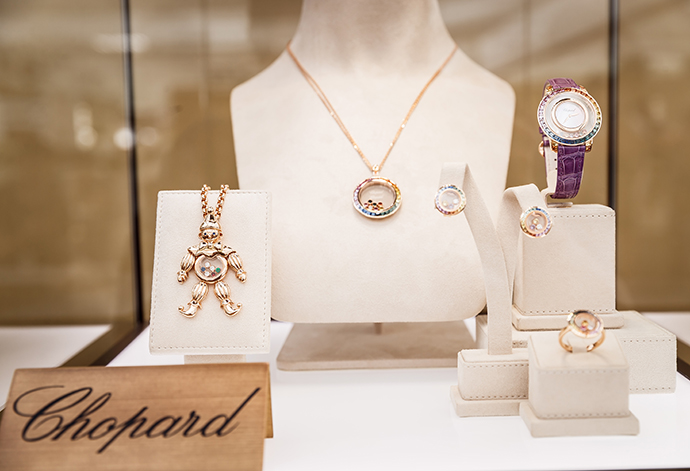 Украшения и часы Chopard Happy Diamonds