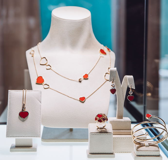 Украшения Chopard Happy Hearts