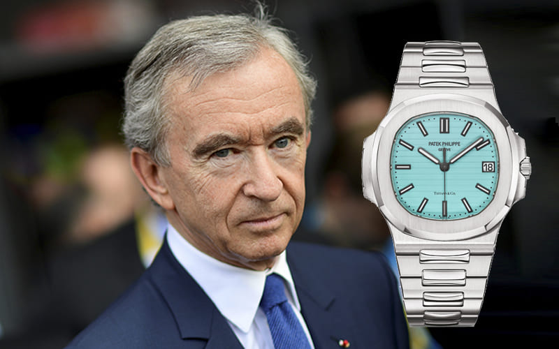 Бернар Арно || Часы Patek Philippe Nautilus Ref. 5711 Tiffany Blue
