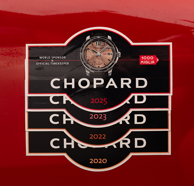 Chopard — официальный хронометрист Mille Miglia, начиная с 1988 года