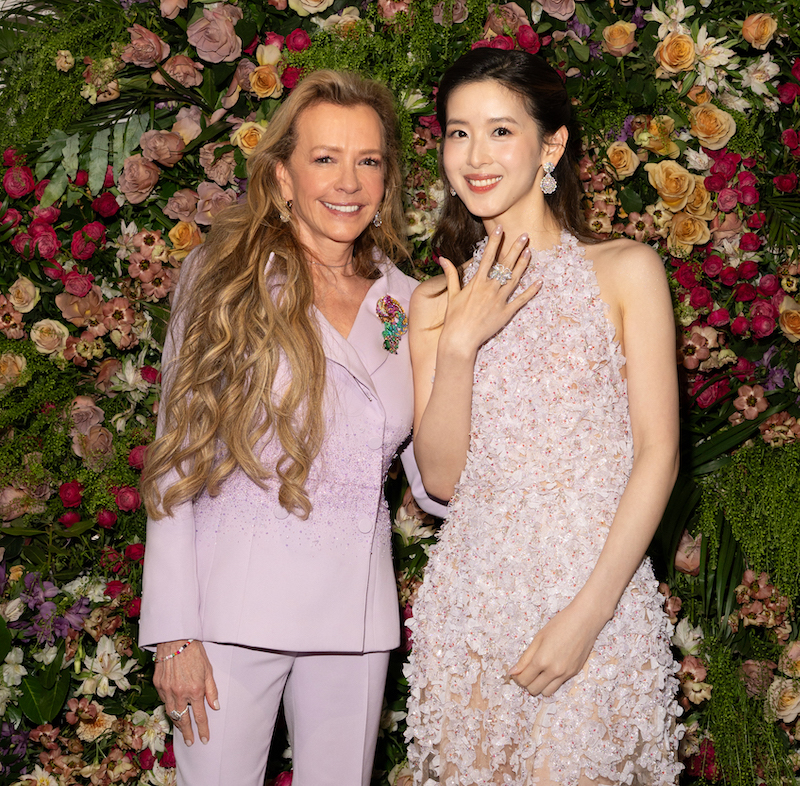 Каролина Шойфеле и Нэнси Чжан в украшениях Chopard