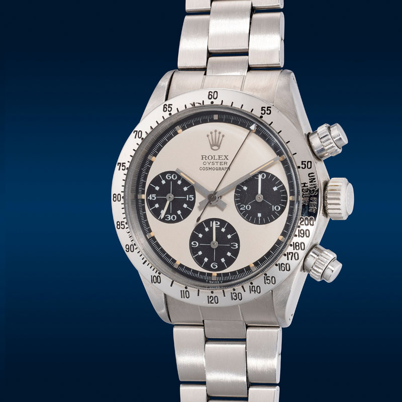 Хронограф Rolex Cosmograph Daytona Paul Newman Ref. 6265 в 37 мм стальном корпусе 