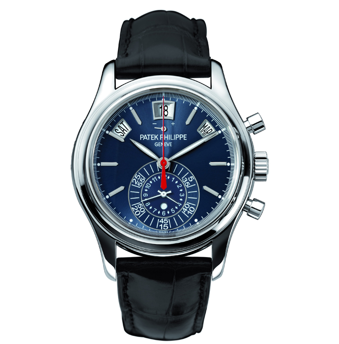 Часы Patek Philippe Annual Calendar Chronograph Ref. 5960G-010 в 40,5 мм корпусе из белого золота