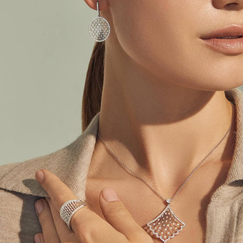 Серьги, кулон и кольцо Mercury Miss Russia 