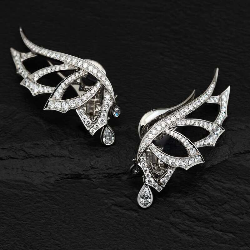Серьги Stephen Webster Magnipheasant из белого золота с бриллиантами