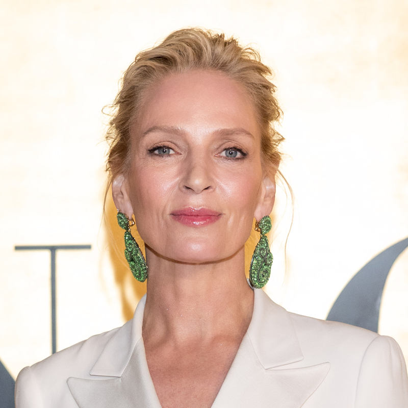 Ума Турман в серьгах Chopard Haute Joaillerie