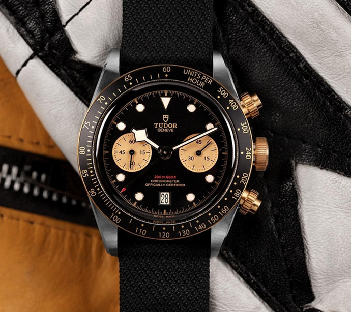 Хронограф Tudor Black Bay Chrono S&G в корпусе из стали и желтого золота