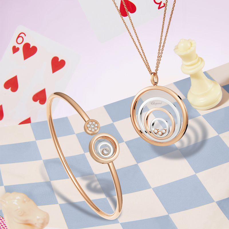 Кулон и браслет Chopard Happy Spirit