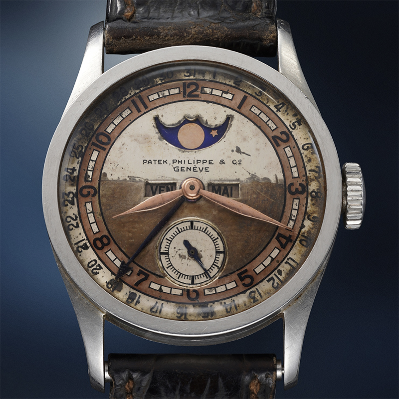 Часы Patek Philippe Ref. 96 Quantieme Lune в 30 мм корпусе из платины