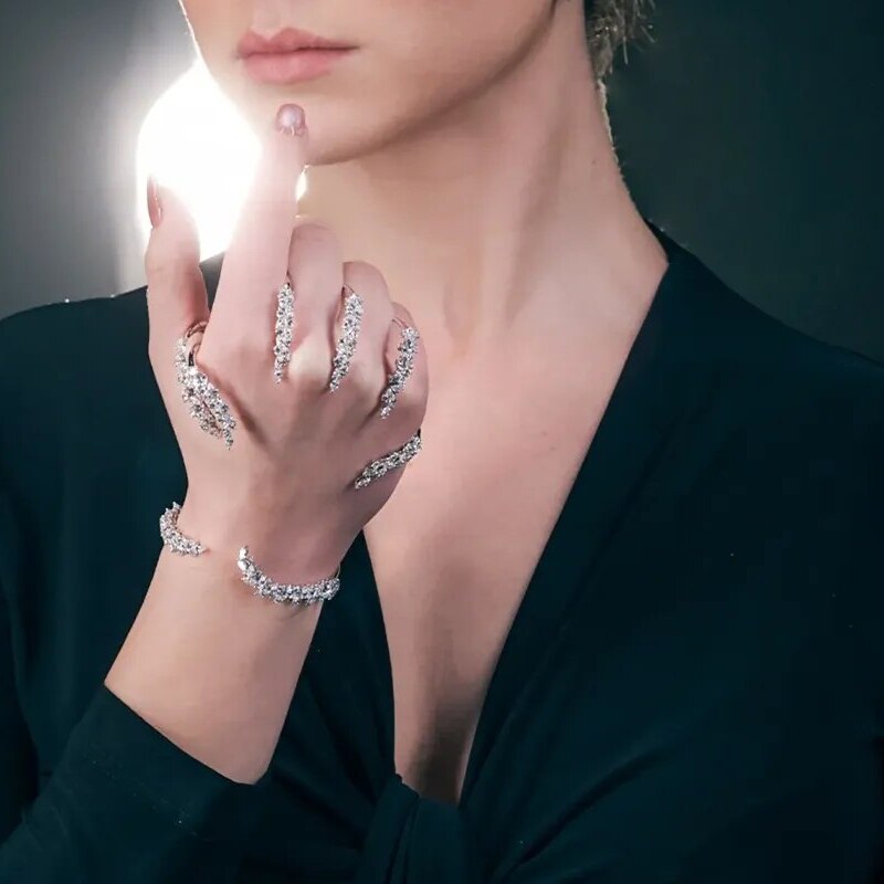 Браслеты Yeprem из белого золота с бриллиантами