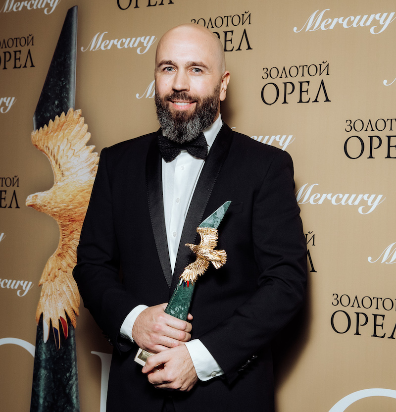 Оператор Михаил Милашин, получивший премию в номинации «Лучшая операторская работа»