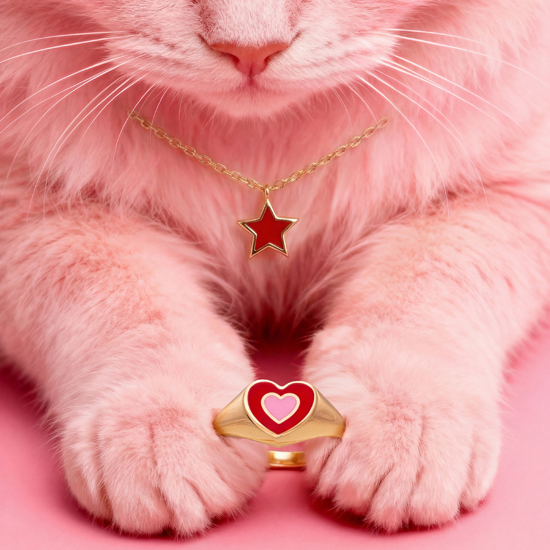 На фото: кольцо и кулон LUCKY ZNAKY Signs