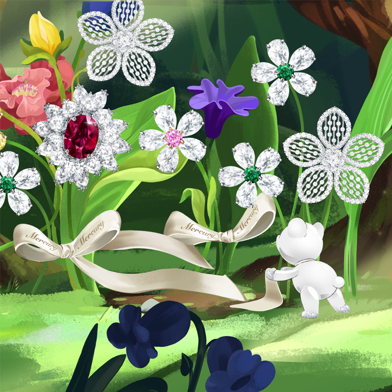 Украшения из коллекций Mercury Miss Russia, Flower и Color