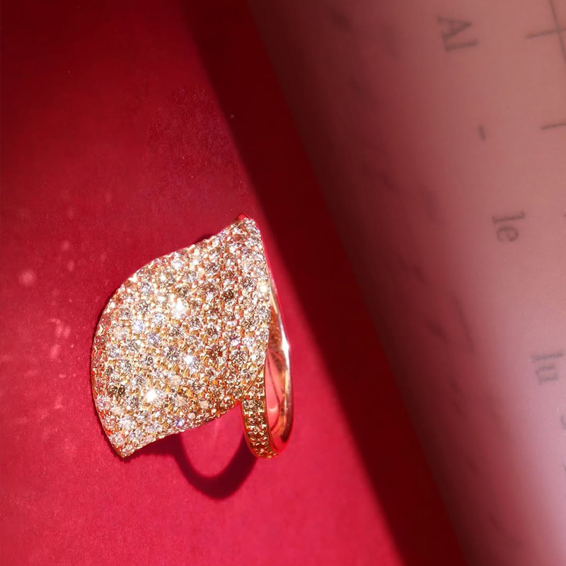 Кольцо Pasquale Bruni Aleluia из розового золота с бриллиантами