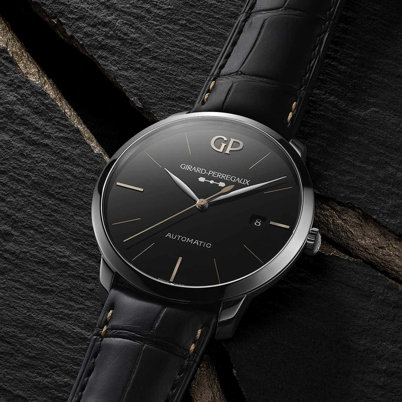 На фото: часы Girard-Perregaux 1966 Infinity Edition в 30 мм корпусе из стали с бриллиантами по безелю. Ограниченная серия: 188 шт.