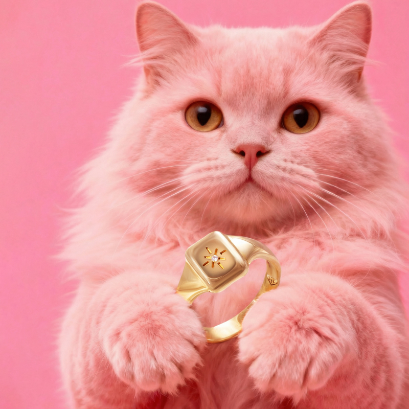 На фото: кольцо LUCKY ZNAKY Signs