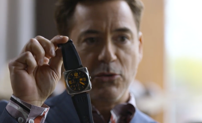 С часами Bell&Ross BR 01-94 Titanium Orange Chronograph