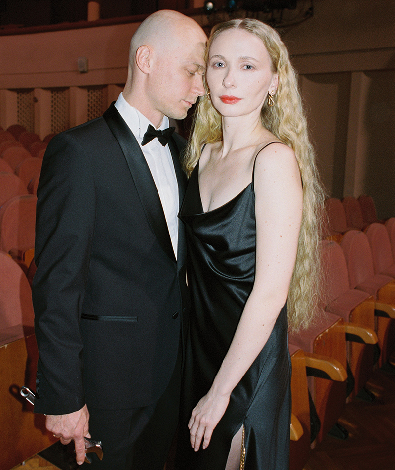 Юра Борисов и Анна Шевчук (платье Danamé)