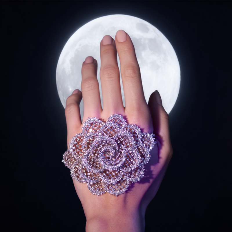 Украшение на ладонь Yeprem La Rose de Minuit