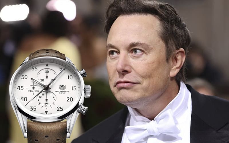 Часы TAG Heuer Carrera Calibre 1887 SpaceX || Илон Маск 