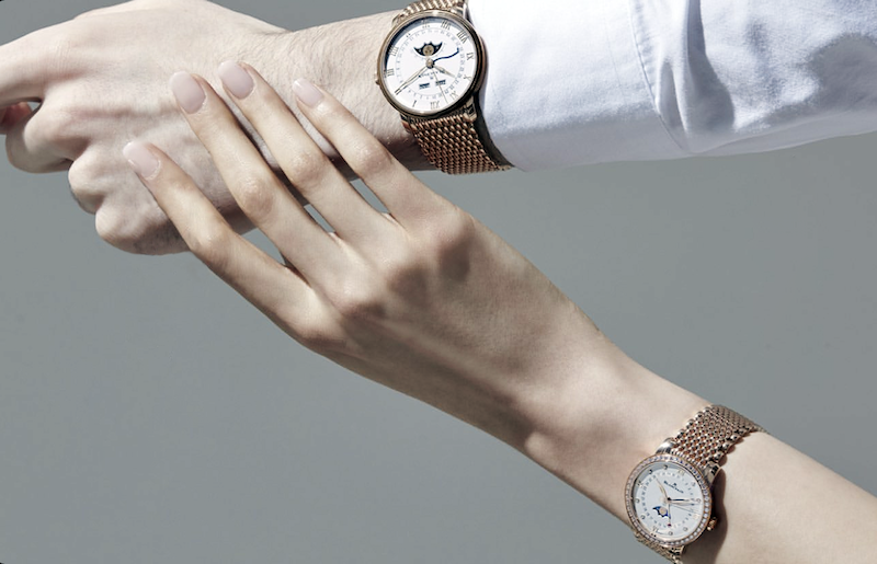 На фото: часы Blancpain Villeret в 40 мм и 32 мм корпусах
