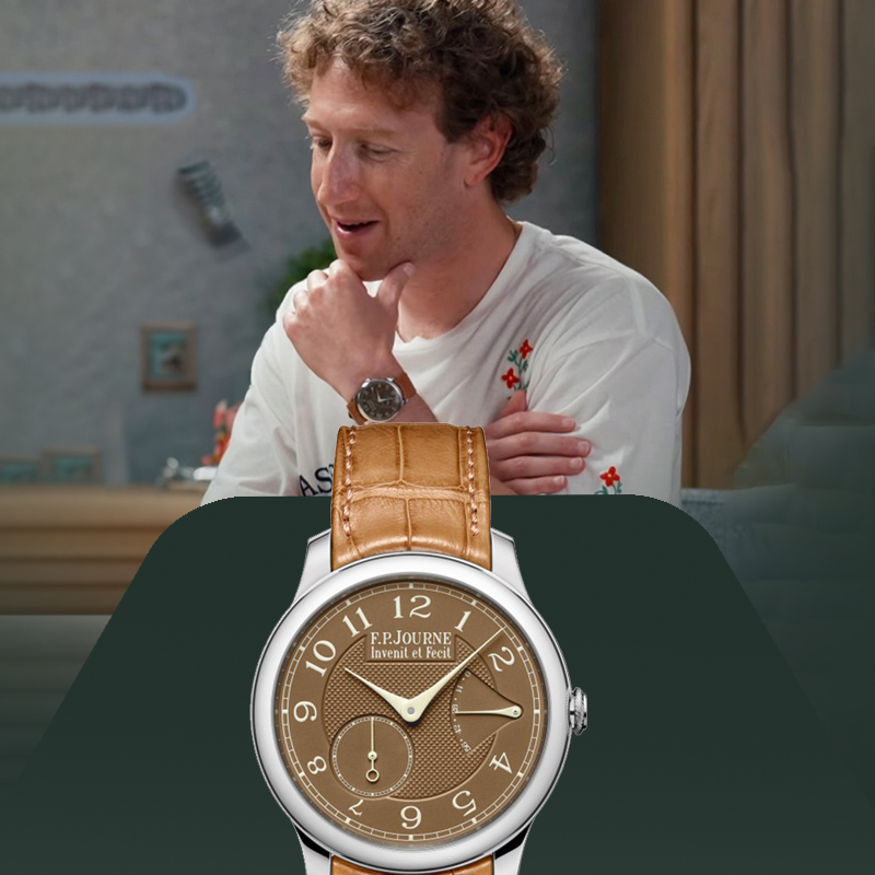 Часы F.P.Journe Chronometre Souveraine “Havana” в 40 мм корпусе из платины с указателем запаса хода