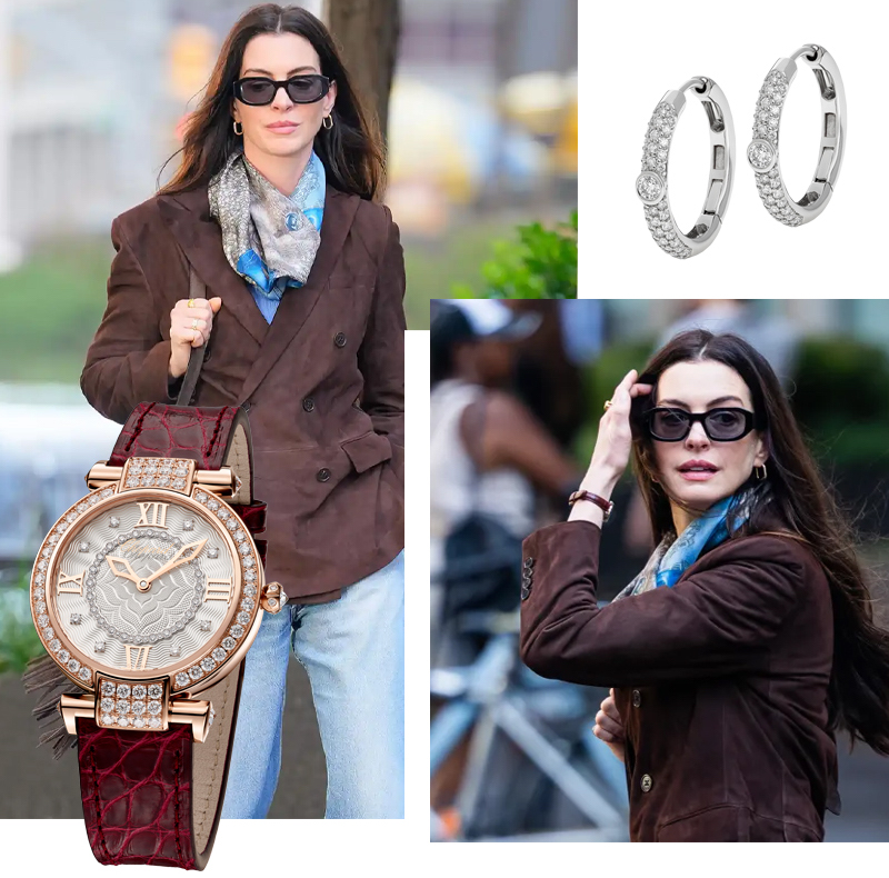 На фото: часы Chopard Imperiale и серьги Casato Noblesse Oblige