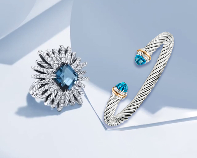 Кольцо Starburst и браслет Cable Classic, все David Yurman