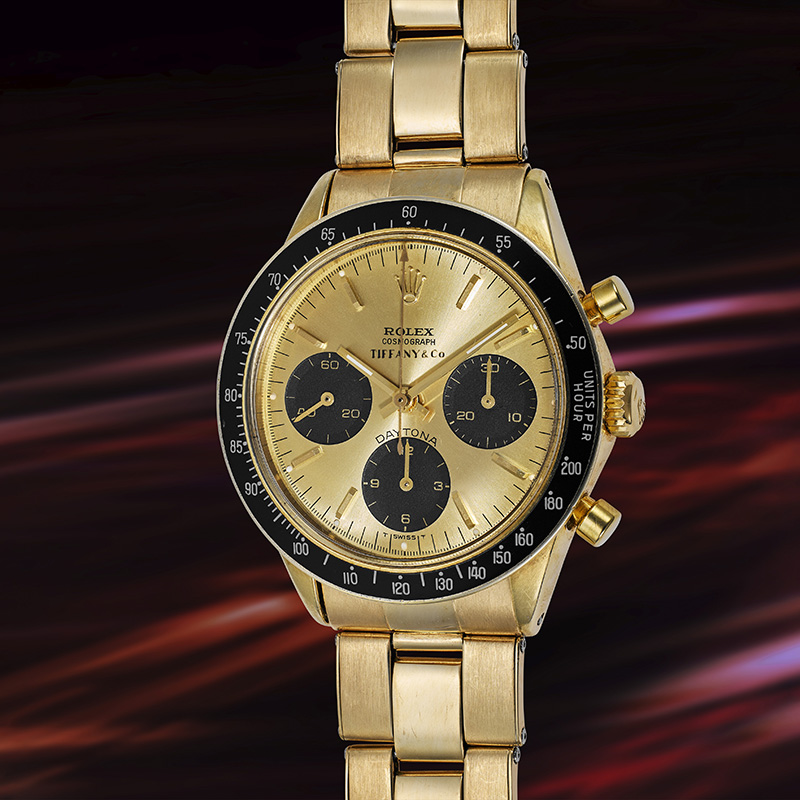 Хронограф Rolex Cosmograph Daytona Tiffany & Co. Ref. 6264 в 37,5 мм корпусе из желтого золота