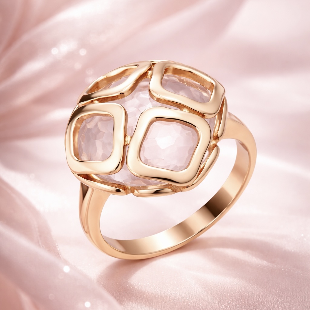 Кольцо Chopard Imperiale из розового золота с кварцем Кольцо Chopard Imperiale из розового золота с кварцем