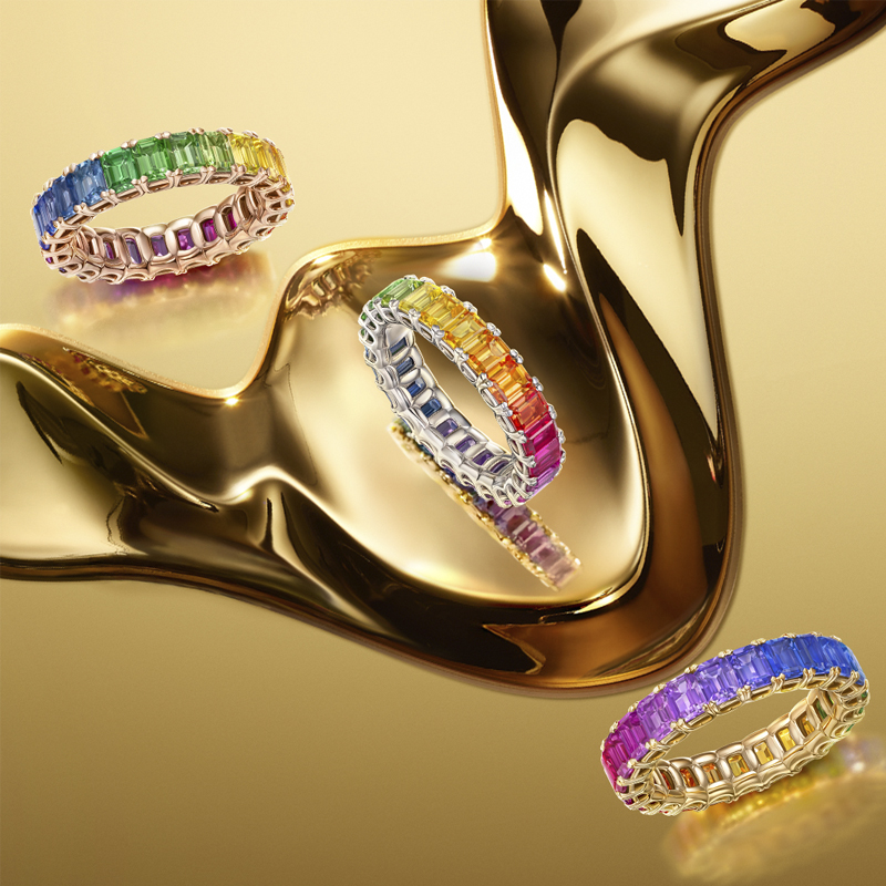На фото: кольца Mercury Rainbow