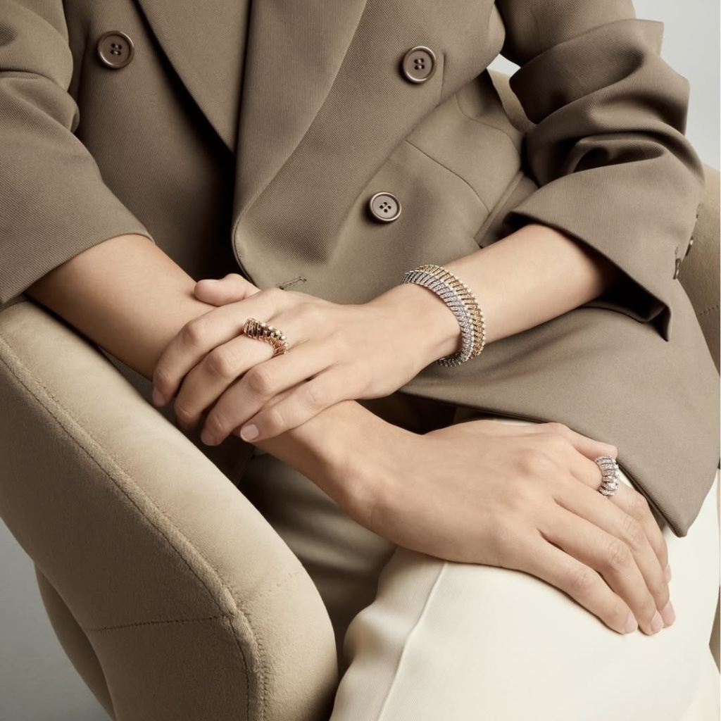 Украшения FerriFirenze Mini-Me из белого и желтого золота с бриллиантами