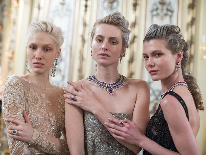 Модели в украшениях Chopard Precious Couture Модели в украшениях Chopard Precious Couture