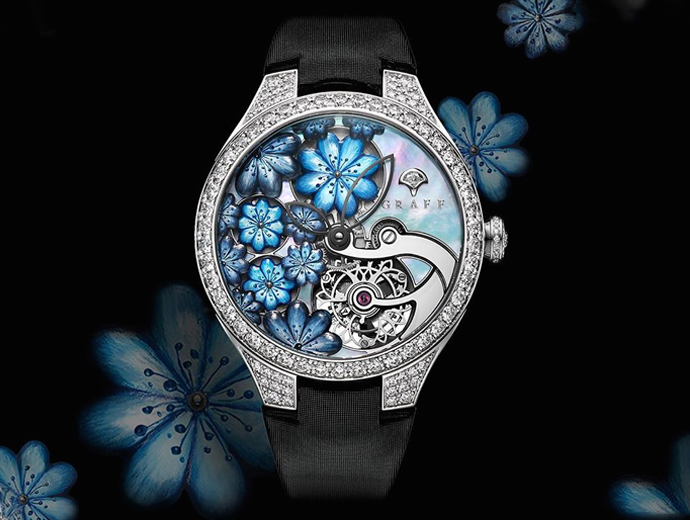 Часы Graff MasterGraff Floral Tourbillon Blue 