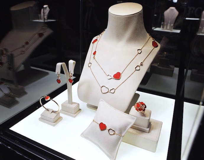 Украшения Chopard из коллекции Happy Hearts