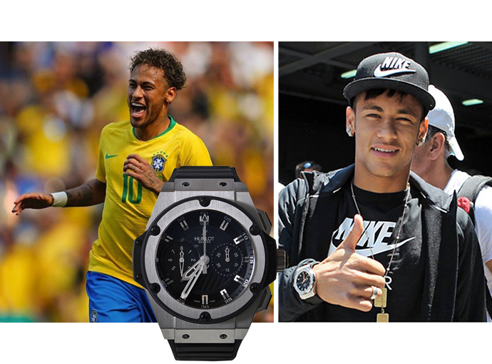 Неймар || Капитан сборной Бразилии в часах Hublot King Power Foudroyante Limited Edition