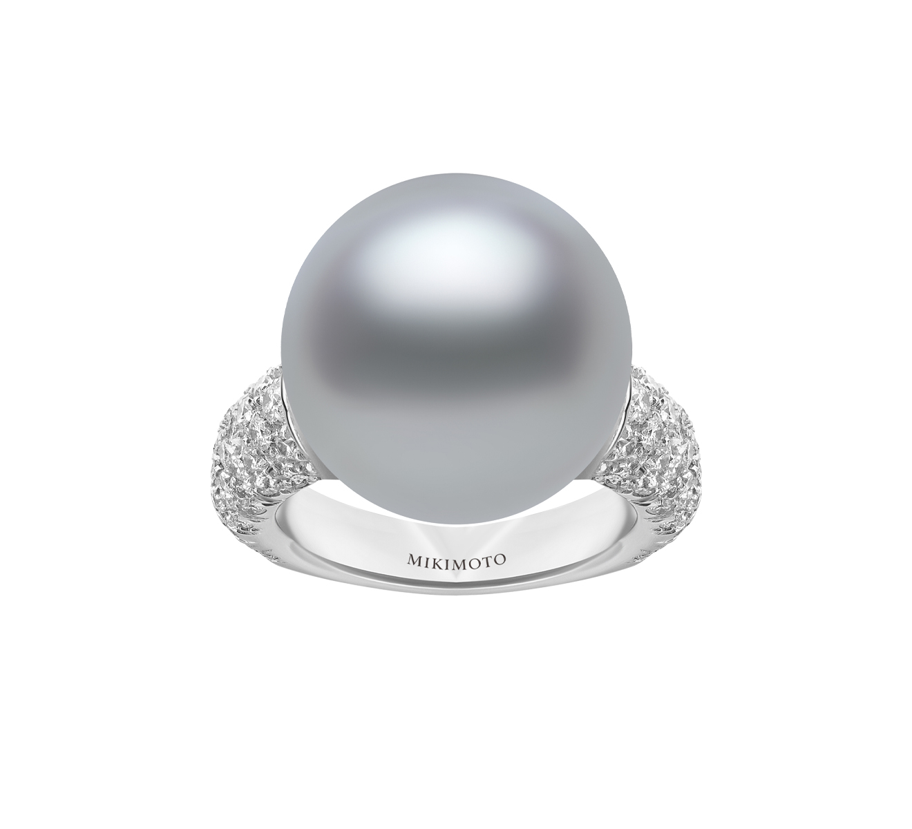 Кольцо MIKIMOTO Oceanine PRE 532 BDW - фото 2 – Mercury