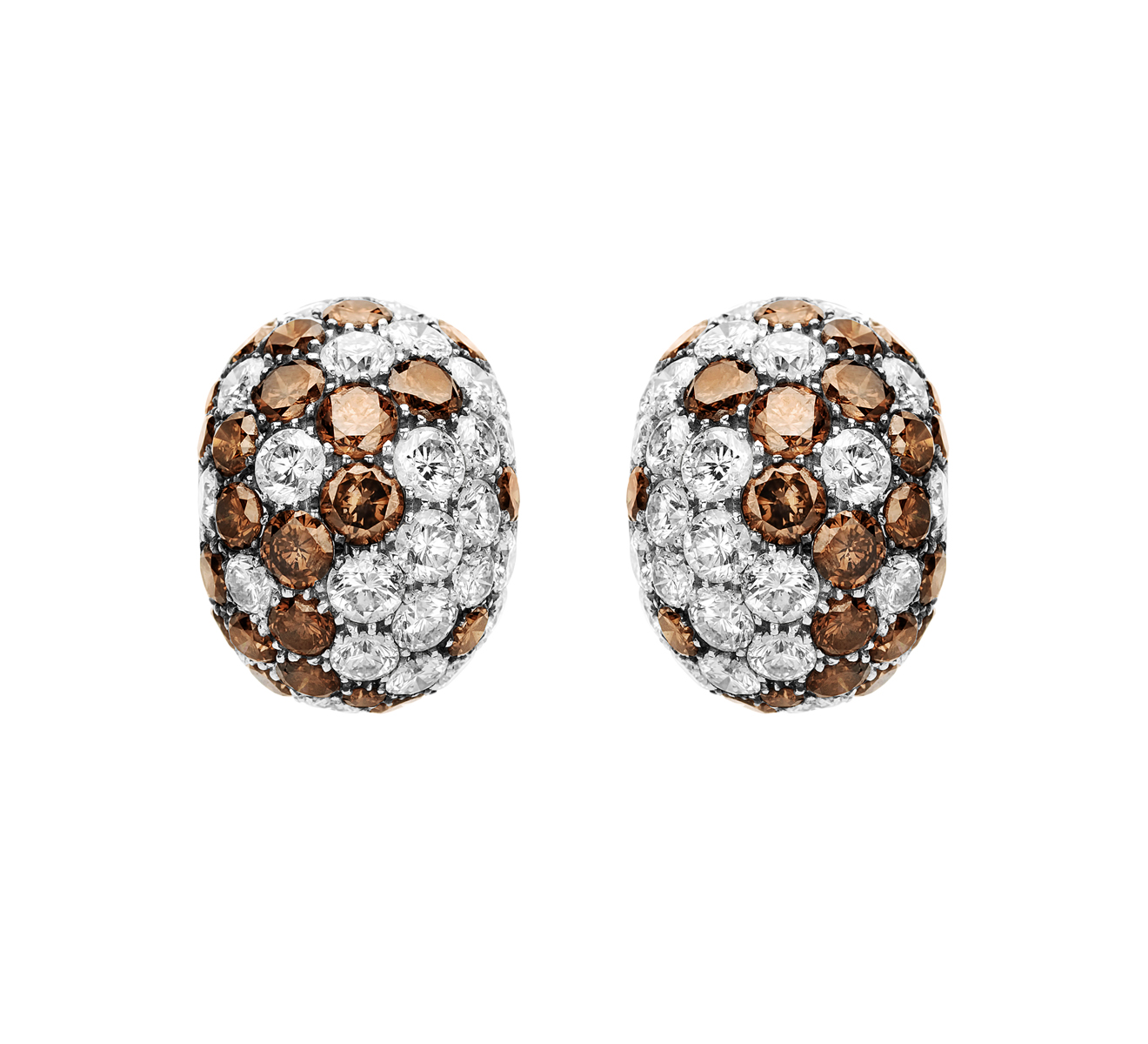 Серьги PASQUALE BRUNI Pave' Diamanti Cognac 11111BN - фото 1 – Mercury