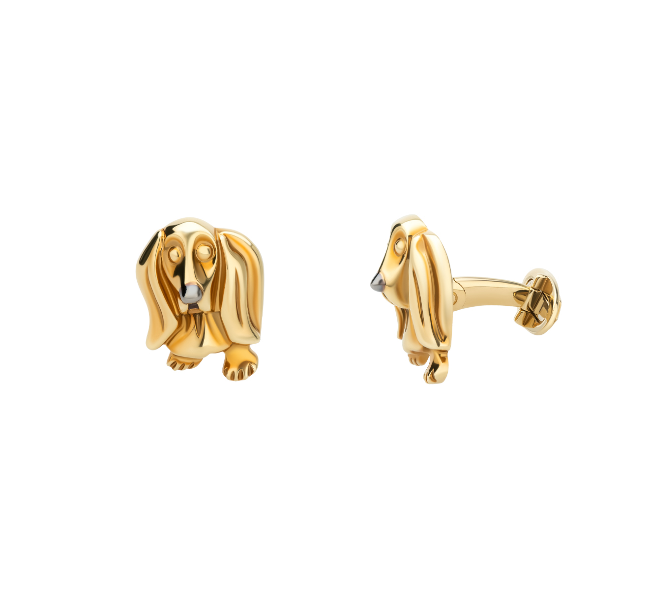 Запонки Собачка de GRISOGONO Cufflinks 70073/02 - фото 1 – Mercury