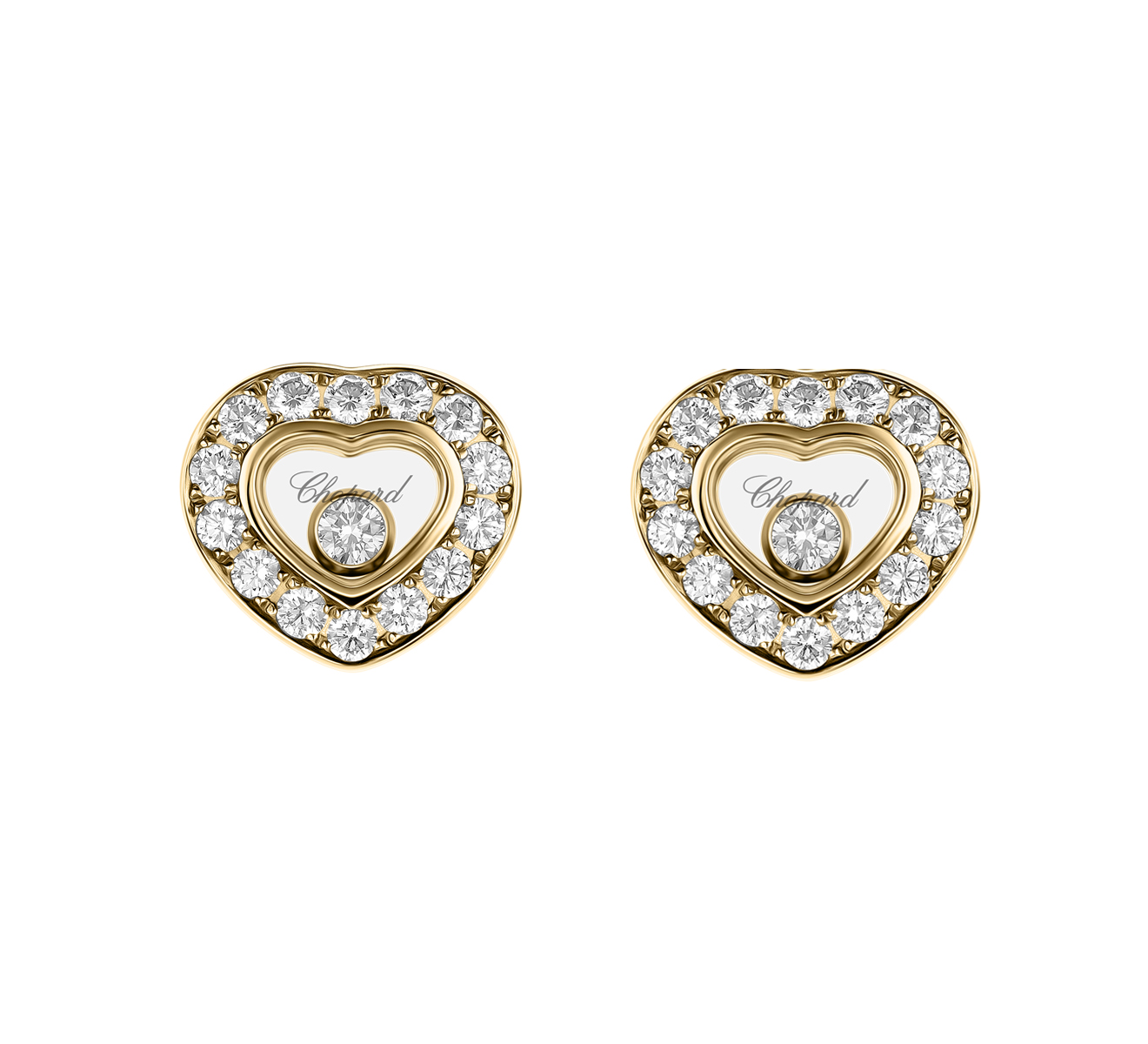 Серьги Icons Heart Chopard Happy Diamonds 831084-0001 - фото 1 – Mercury