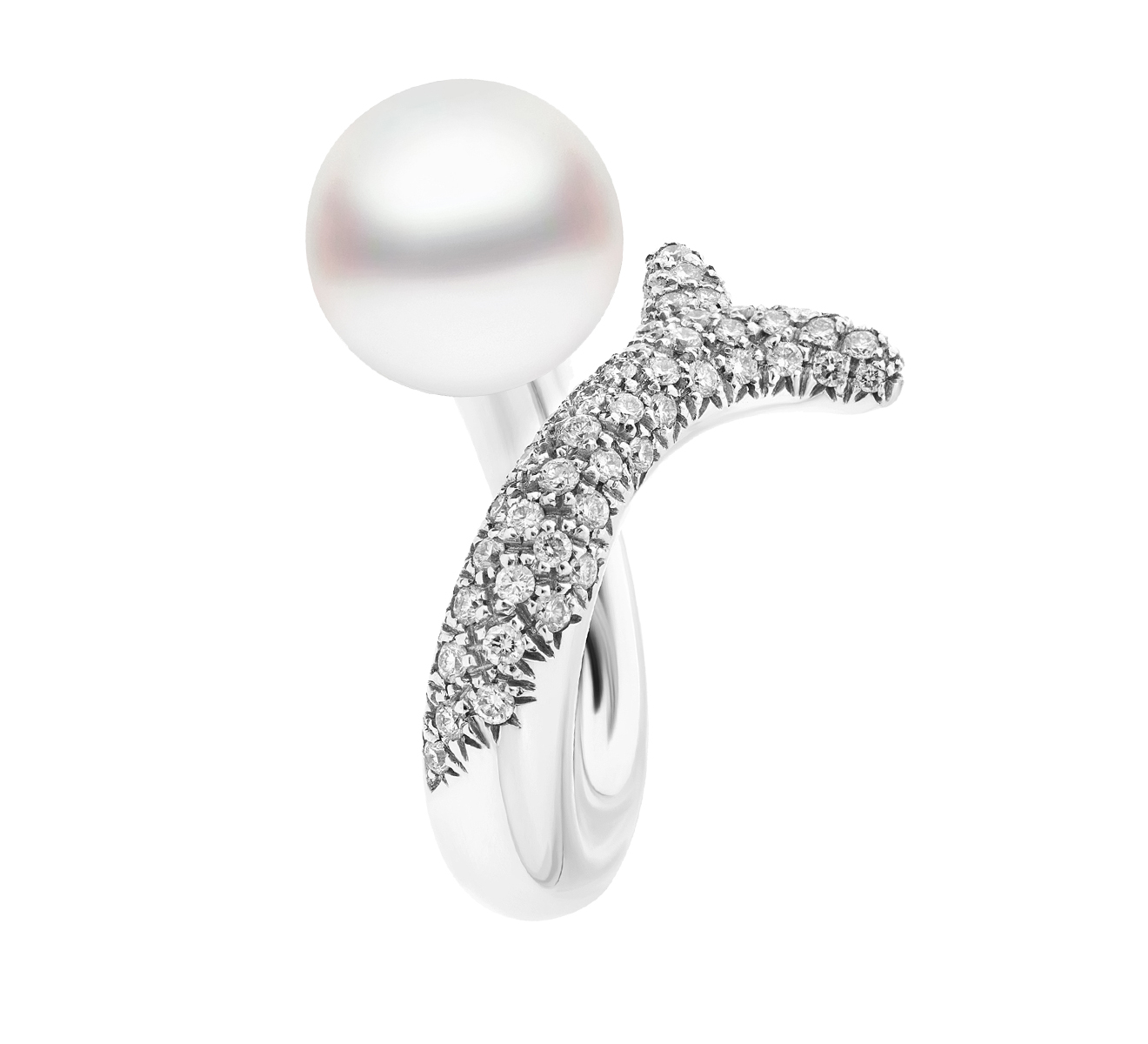 Кольцо MIKIMOTO Delfina PRE 624 NDW - фото 3 – Mercury